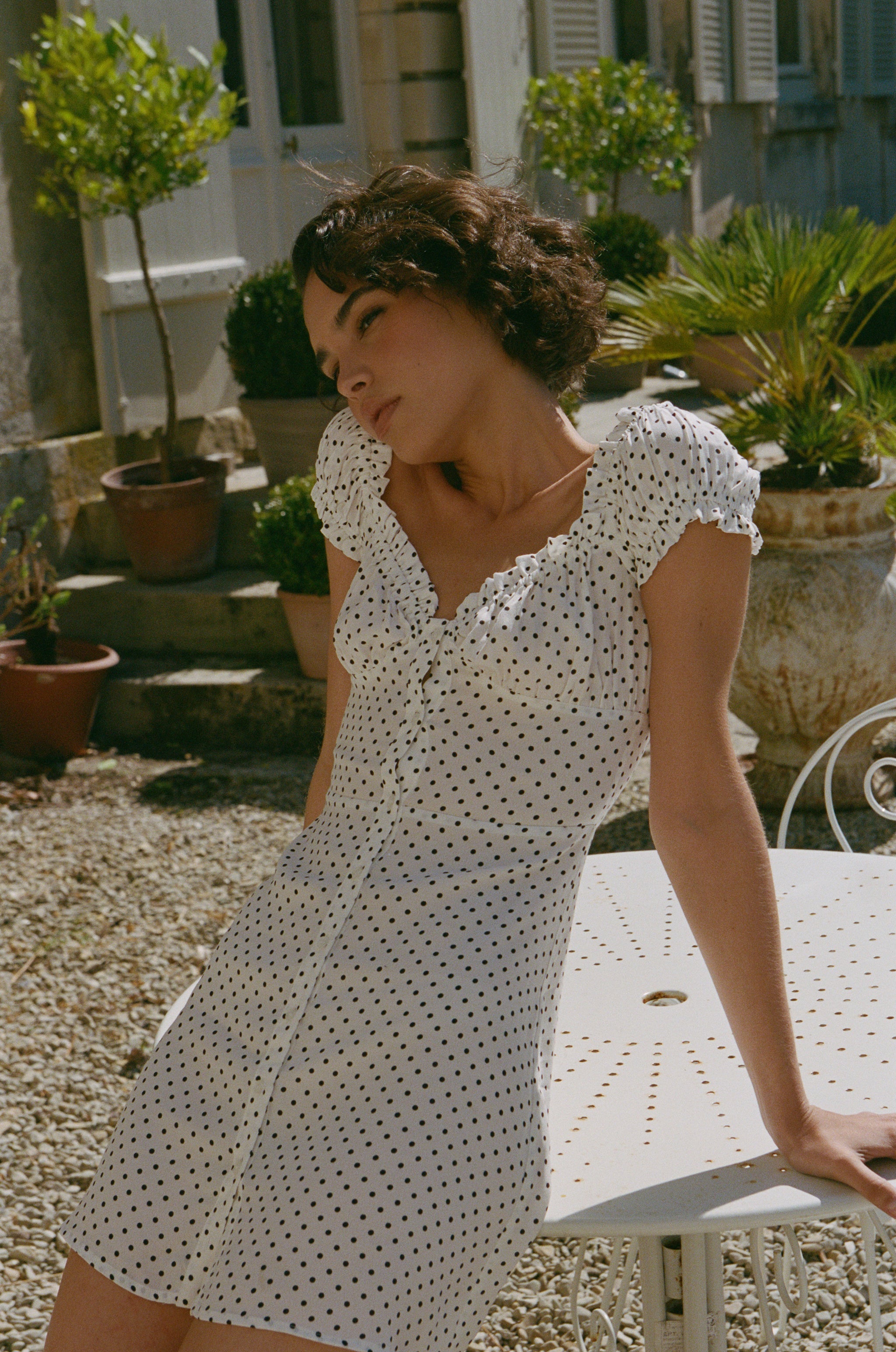 1479-isabelle-dress-white-polka-dot-1.jpg Isabelle Dress | White Polka Dot